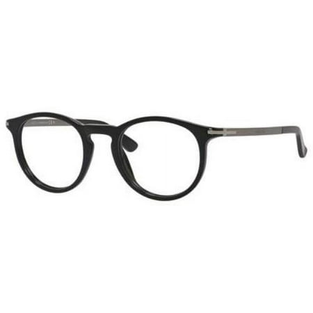 GUCCI Eyeglasses 1111 0B2X Black Dark Ruthenium 49MM