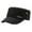 Black, variant on Men's Cot Ton Flat Cap / All Season Outdoor Fishing and Travel Hat Postal Service Hats M