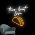 thumbnail image 3 of Handmadetneonsign Taco Bout Love Neon Sign, Mexican Food Wall Art Decor, Tacos Led Light, Kitchen Wall Decor, 3 of 5