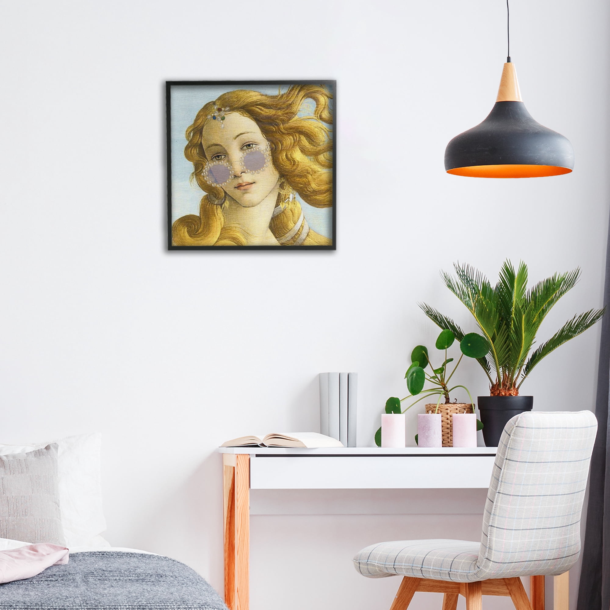 Stupell Industries Modern Day Venus Shades Black Framed Giclee Art, design by Grotto Studios