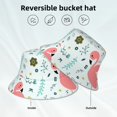 thumbnail image 2 of Balery Cute Flamingo Sombreros para el sol para hombre y mujer, sombrero de pescador con UPF 50+, 2 of 6