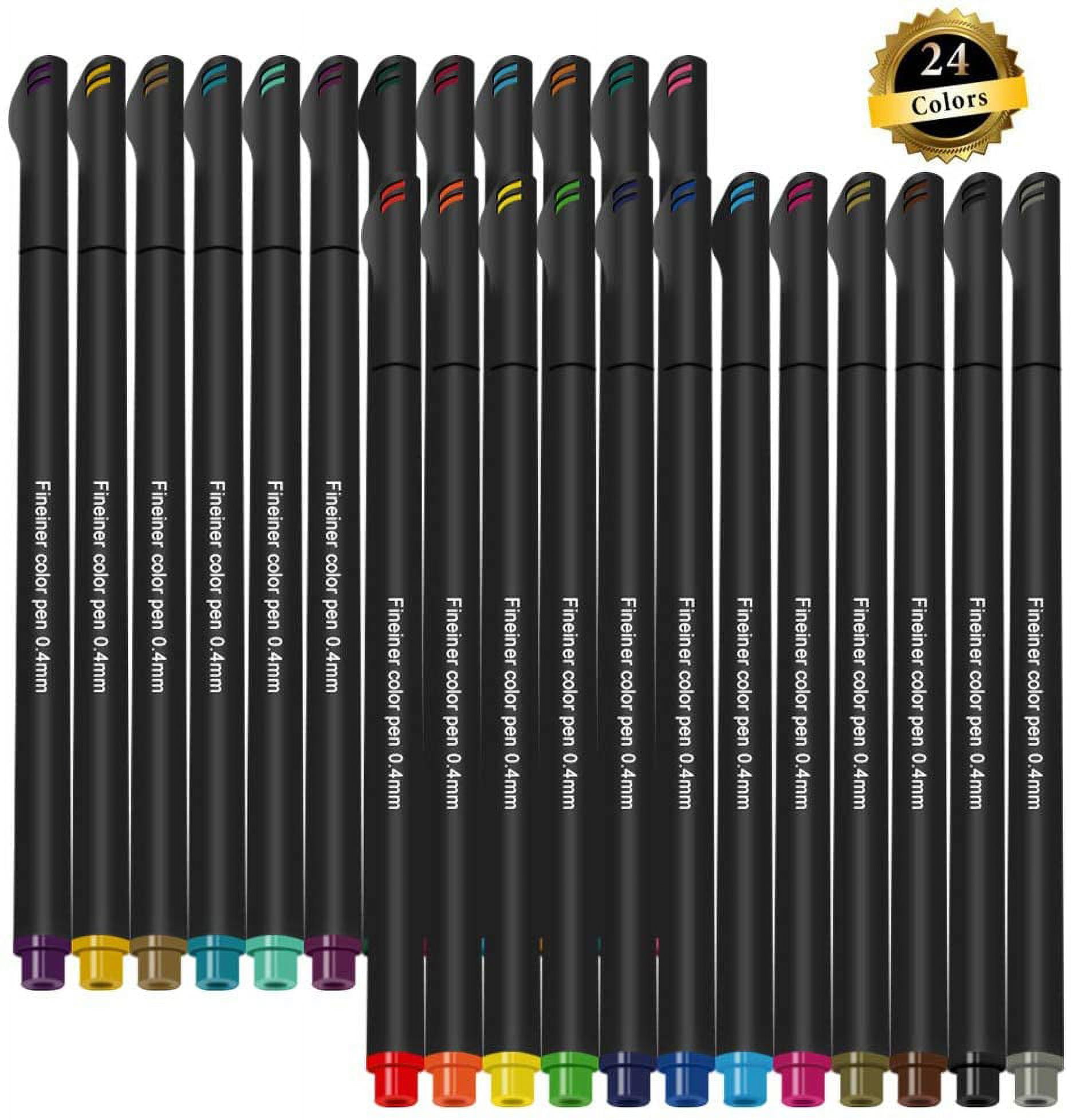 Buy Wynhard 24 Colors Journal Pens Fineliner Pen Set Colour Pens