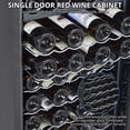 thumbnail image 6 of 80 Bottles Compressor Wine Cooler Refrigerator, Freestanding Wine Cellar, Single Glass Door, Dual Zone with Digital LED Touch Control, For Red, White, Champagne or Sparkling Wine, 6 of 7