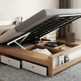 thumbnail image 5 of 1 Pair Bed Lift Mechanism Lift Storage Bed Heavy Duty Pneumatic Lever Platform, 5 of 23