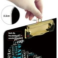 thumbnail image 4 of Coolnut Baseball Clipboard, Acrylic Standard A4 Letter Size Clip Board with Low Profile Clip for Office, Classroom, Doctor, Nurse and Teacher Gifts, 4 of 7