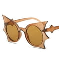 thumbnail image 2 of Fvsianol Punk Sunglasses Sunglasses Retro Bat Shape Sunglasses Unisex Punk Eyewear 1 Pair, 2 of 9