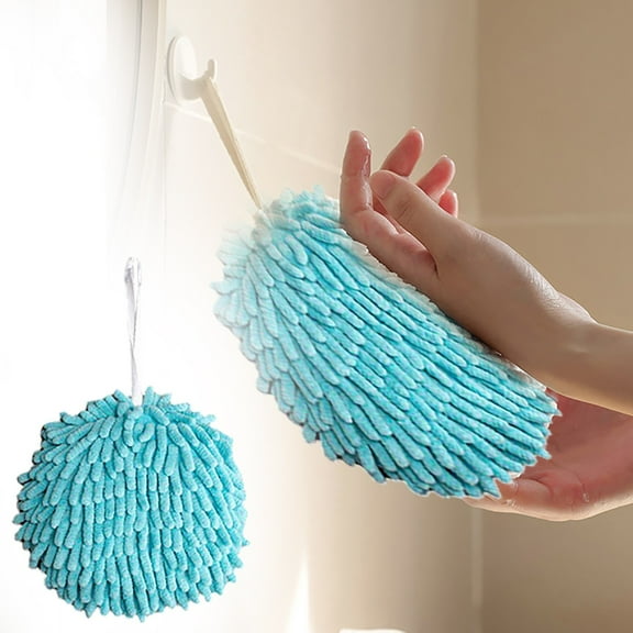 Cleaning Wipes,Towels For Bathroom Decorative 1 Pack Hanging Hand Towel Microfiber Plush Absorbent Soft Small Bath Towel With Loop For Kitchen Washstand Or Powder Room
