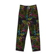 thumbnail image 4 of Goofa Color Summer Printed Soft Pajama Pants for Men, Wide Leg Comfy Casual Lounge Yoga Pants-Small, 4 of 9