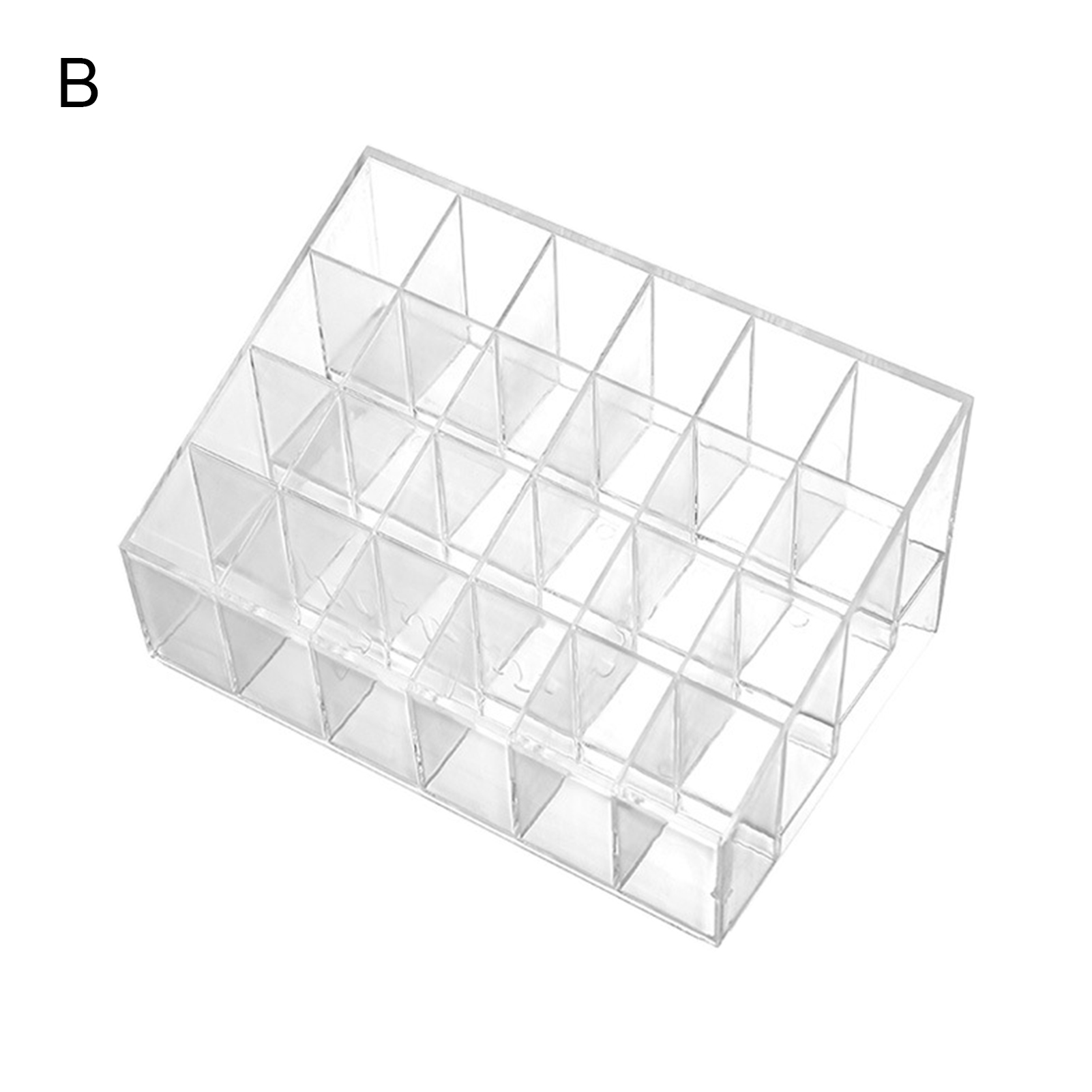 Transparent Lipstick Storage Rack Finishing Box Plastic Desktop