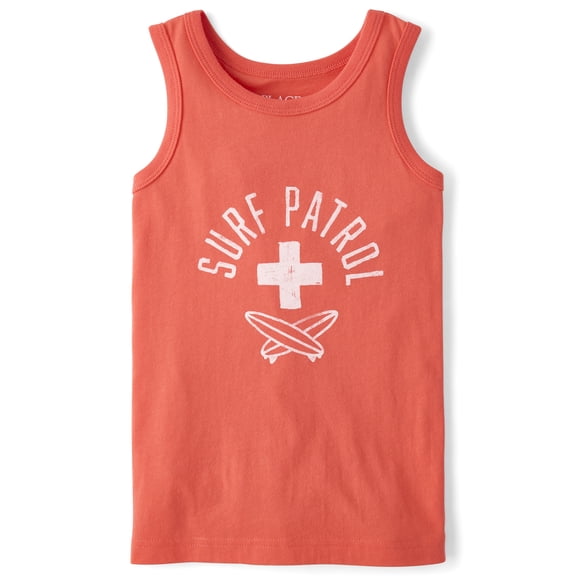 The Children's Place Boys Sleeveless Graphic Print Tank Top, Sizes XS-XXL