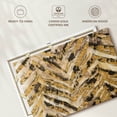 thumbnail image 6 of Elephant Stock New Zebra Ii Wall Art - Horizontal Canvas Wall Art - Living Room Wall Decor - Abstract Canvas - Beige And Gold Decor By Pi Galerie - 12" x 8", 6 of 8