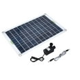 thumbnail image 2 of YUMILI Solar Water Pump Kit - 50W Panel 800L/h 12V Low Noise DC Solar Fountain Pump Durable Silicone Solar Pond Pump for Garden Bird Bathing, Fish Tank, 2 of 8