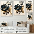 thumbnail image 4 of Designart Blue And Gold Crocus Bunch IV Canvas Wall Art, 4 of 5