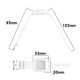 thumbnail image 2 of Correa De Reloj Compatible Con Garmin Fit Jr3, Correa Deportiva De Silicona Suave, Pulsera De Repuesto Cateissary EL017229-08, 2 of 5