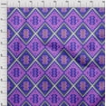 thumbnail image 4 of oneOone Polyester Spandex Violet Fabric Tribal Sewing Craft Projects Fabric Prints By Yard 56 Inch Wide, 4 of 4