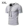thumbnail image 3 of Qarigey Sudaderas de gimnasia con capucha para hombre a la moda y a la moda para entrenamientos Múltiples colores y tamaños disponibles Camisetas gris claro XXL, 3 of 6
