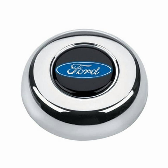 5685 Ford Oval Horn Button - Chrome