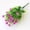 Hot Pink, variant on 2Pcs Artificial Flower Bouquet, Magenta Rose with Eucalyptus Leaves 12.6in, UV Resistant Faux Floral Stems for Outdoor Garden Porch Decor