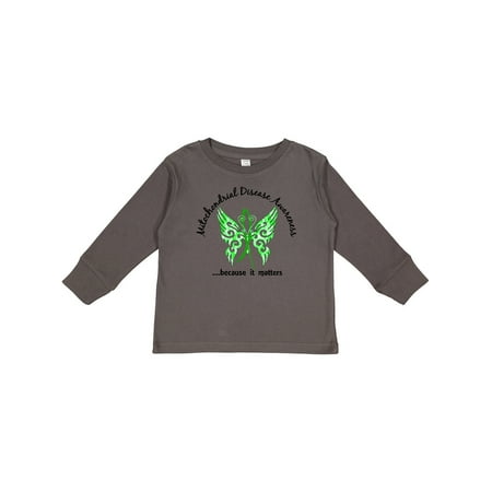 

Inktastic Mitochondrial Disease Butterfly 6.1 Gift Toddler Boy Girl Long Sleeve T-Shirt
