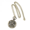 thumbnail image 2 of Chinese Dragon Design Pocket Watch Anti-Tarnish Copper Color Dragon Watch WP-DRAGON, 2 of 9