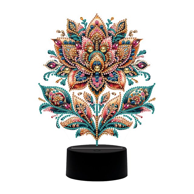 5D DIY Diamond Painting LED Lámpara Animal
