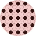 thumbnail image 1 of Ahgly Company Machine Washable Indoor Square Transitional Light Rose Pink Area Rugs, 3' Square, 1 of 7