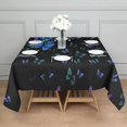 thumbnail image 3 of Black Butterfly Pattern Square Tablecloth,Waterproof Square Table Cover,Wipeable Spillproof Washable Table Cover for Home Kitchen Party Decor 42"X42"(107x107cm), 3 of 6