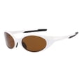thumbnail image 4 of Running Sunglasses for Women,Golf Sunglasses for Men,Polarized Sports Sunglasses Mens UV400 Protection Mirror Lenses Oval Frame Sun Glasses(Tea), 4 of 9
