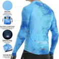 thumbnail image 5 of X-TIGER - Maillot de ciclismo de manga larga para otoño, color negro, para ciclismo de montaña, para adultos, con 4 bolsillos traseros, 5 of 5