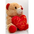 thumbnail image 4 of Cute Small Teddy Bear Perfect Gift for Valentine's Day Soft Stuffed Toy Plush Written in Heart "I Love You", 4 of 4