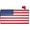 American Flag, variant on Black and White Checkered Mailbox Cover Magnetic Racing Checkerboard Waterproof Mailbox Wraps Post Letter Box Decor 21x18 in