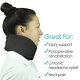 thumbnail image 4 of Vive Neck Brace - Foam Cervical Collar - Adjustable Spinal Support, 4 Inch, White, 4 of 9