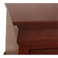 thumbnail image 7 of Maklaine Contemporary 2 Drawer Nightstand in Cherry - Fully Assembled, 7 of 7