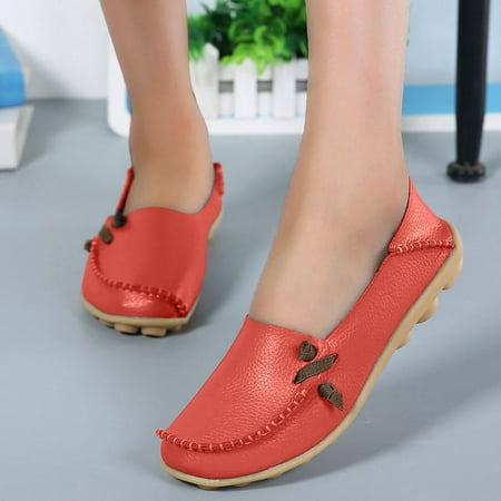 Daznico Womens Loafers Comfort Flats Shoes Womens Breathable Lace Up Shoes Flats Casual Shoes Size 8.5