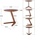 thumbnail image 4 of Ufurpie Set of 2 Accent Chairs with Side Table,Mid Century Modern Linen Fabic Chair,Upholstery Armchair for Living Room,Bedroom,Office,Beige, 4 of 12