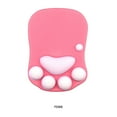 thumbnail image 4 of Matsuzay Alfombrilla para ratón con diseño de pata de gato, única, bonita y elegante, con soporte para muñeca, alfombrilla para ratón de Juegos de teclado y mouse para computadora DS-008 rosa roja, 4 of 6