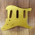 thumbnail image 2 of Graflsoa Gold Aluminum Alloy 11-Hole SSS Pickguard for Strat Modern Style Guitars, Durable Replacement Part with Smooth Finish, 2 of 6