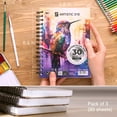 thumbnail image 5 of Artisto Watercolor Pads 5.5x8.5", Pack of 3 (90 Sheets), Spiral Bound, Acid-Free Paper, 140lb (300gsm), 5 of 7