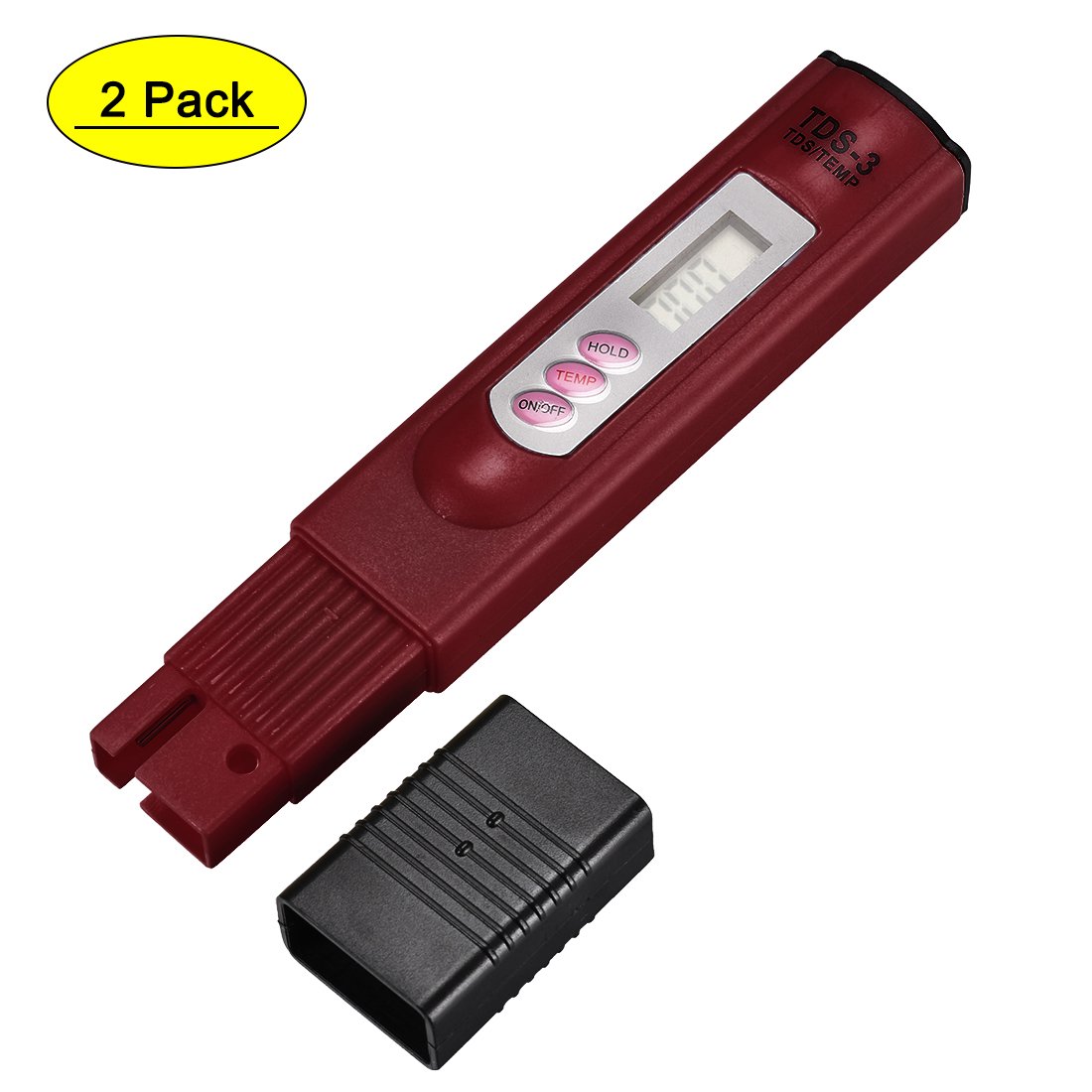 Uxcell 0 9990 Ppm Tds Meter Digital Water Tester Red For Aquarium Pool 2 Pack Walmart Com Walmart Com