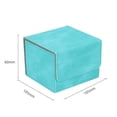 thumbnail image 3 of Caja para baraja de cartas coleccionables, caja para naipes, contenedor, protector de exhibición, coleccionable Rejilla Azul Claro, 3 of 9
