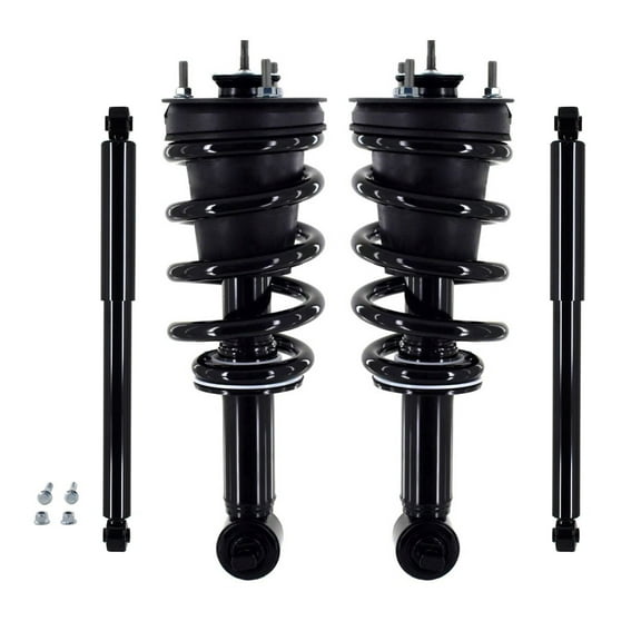 Set of 4 Front Quick Complete Strut-Coil Spring Assembly-Rear Shock Absorber For 2015-2020 Chevrolet Tahoe