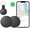 2 Pack*Black, variant on Air Tag-2 Pack Item Finder Works with Apple Find My (iOS Only) App, Tracking Tags, Luggage tag, Trakcer Tag Locator for Keys, Luggage, Backpack etc. (Not for Android) Black