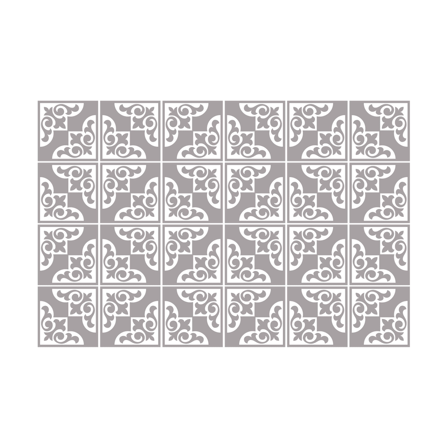 Walplus Peel And Stick Wall Tile Sticker Kitchen Bathroom Backsplash Splashback Tile Paint Stick On Tile Audley Monocromatic Dark Grey Victorian Walmart Com Walmart Com