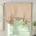 thumbnail image 4 of 46x63 Inch Farmhouse Rod Pocket Curtain 1 Panel Translucent Filter Sheer Curtain for Living Room Kitchen Bedroom Door Window Light Filtering, 4 of 7