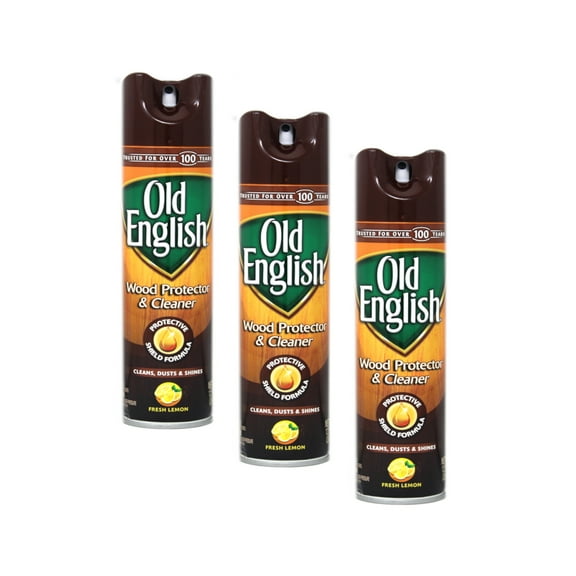 Old English Furniture Polish Spray, Lemon, 12.5 oz, 3 Pack
