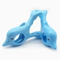 thumbnail image 4 of Alfileres para toallas de playa Alfileres de plástico reforzado para toallas de playa, mantas, ropa, alfombrillas, delfines X 4 piezas Fokelyi YQ-0692, 4 of 6