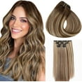 thumbnail image 2 of Nvzi Hair Extensions & Wigs - Clip On Hair Pieces, 1 Pcs,deep gold, 55.88CM Length, Natural Texture for Women, Easy Clip-In Installation, All-Day Comfort & Durability, 2 of 3