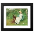 thumbnail image 2 of Edwin Harris 24x20 Black Modern Framed Museum Art Print Titled - A Quiet Moment, 2 of 5