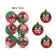 thumbnail image 3 of 6/12/24 piezas de bolas navideñas rojas doradas para colgar en el árbol de Navidad, bolas grandes para decoración del hogar, decoraciones para fiestas navideñas, 3 of 5