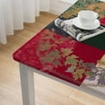 thumbnail image 5 of NIJIANKEHAN Holiday Legacy Dyed Square Table Cloth, Holiday, Winter, and Christmas Tablecloth (Holiday Legacy,  Rectangular) 36"*36, 5 of 8